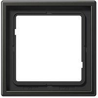 Рамка универсальная Jung LS990 metal 1-м. антрацит картинка